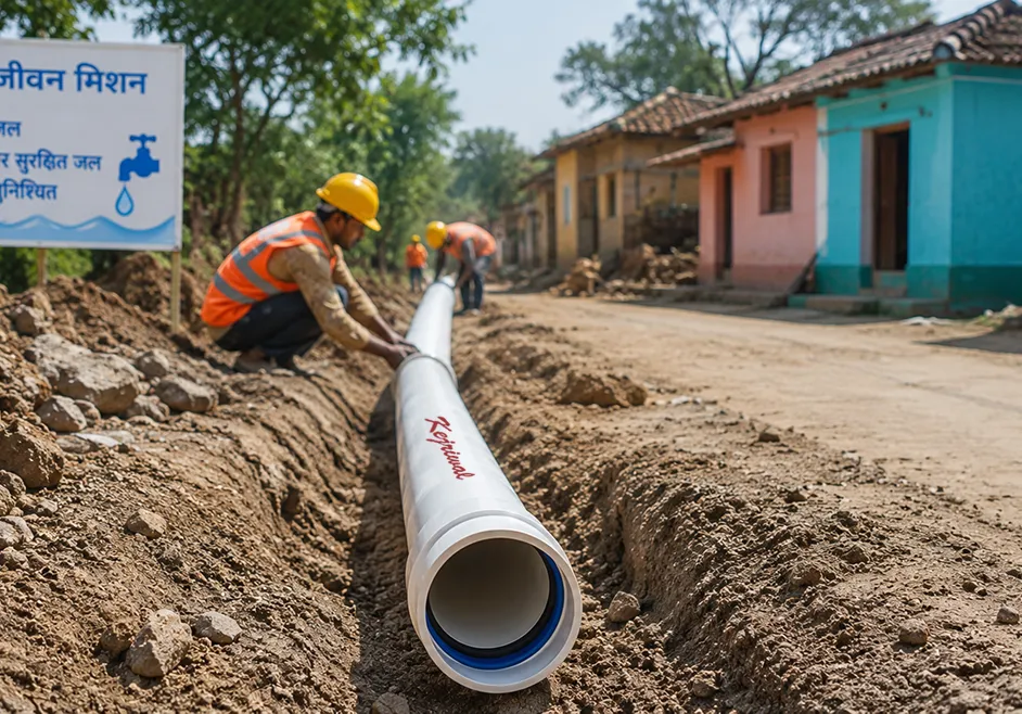 Jal Jeevan Mission rural water supply networks across 18 states.
