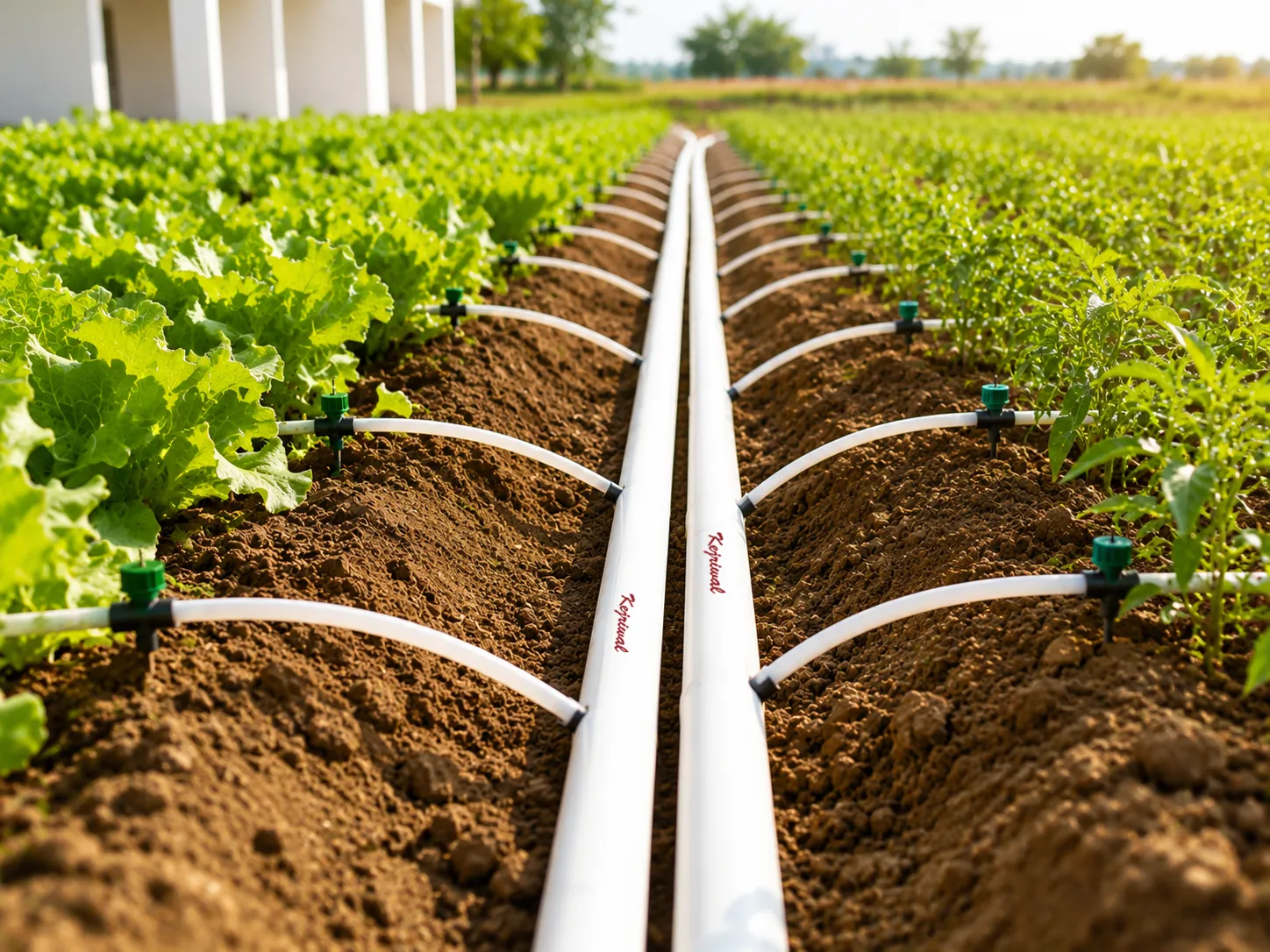 Sub-mains for drip & sprinkler