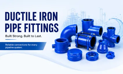 Ductile Iron Fittings Commonly Used with OPVC Pipes