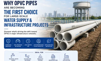 Why OPVC Pipes Are Becoming the First Choice for Large-Scale Water Supply & Infrastructure Projects